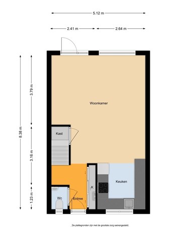 Floorplan - Kopakker 18, 1446 GT Purmerend