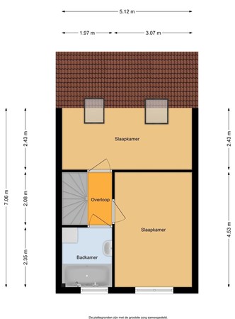 Floorplan - Kopakker 18, 1446 GT Purmerend