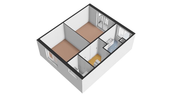 Floorplan - Gasinjetstraat 64, 1442 WP Purmerend