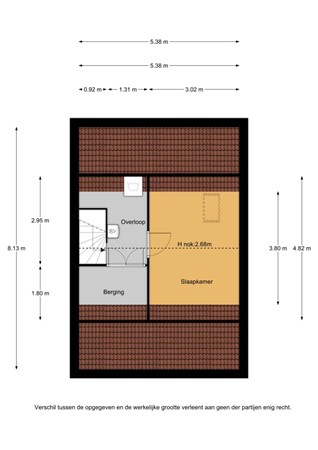 Floorplan - Rozengaard 15 11, 8212 DK Lelystad