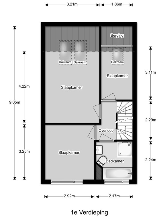 mediumsize floorplan