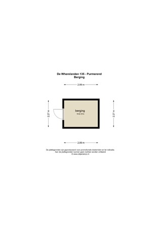 Floorplan - De Wherelanden 135, 1441 ZM Purmerend