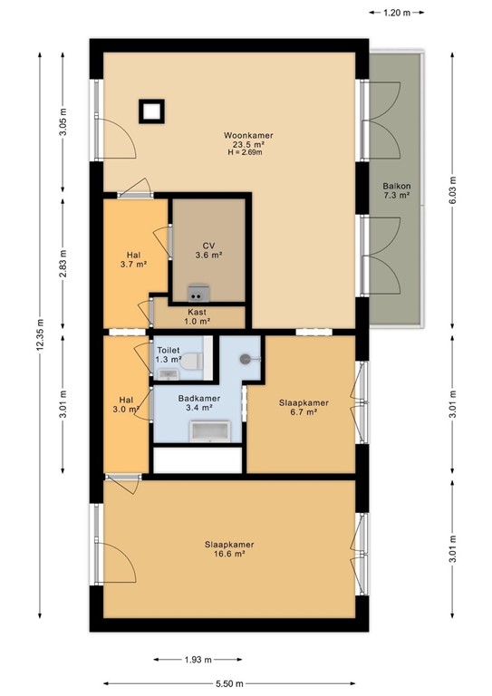 mediumsize floorplan