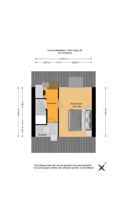 Floorplan - Laurus Melselaan 7, 2493 BW The Hague