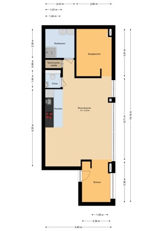 Eekbrouwersweg 6E, 5233 VG 's-Hertogenbosch - Appartement - 2D.jpg