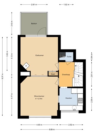 Geldersedam 42, 5212 RB 's-Hertogenbosch - Eerste verdieping - 2D.jpg