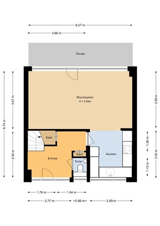 Galerij 41A, 5401 GC Uden - Eerste verdieping - 2D.jpg