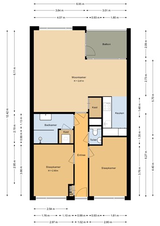 Onderwijsboulevard 626, 5223 DN 's-Hertogenbosch - Appartement - 2D.jpg