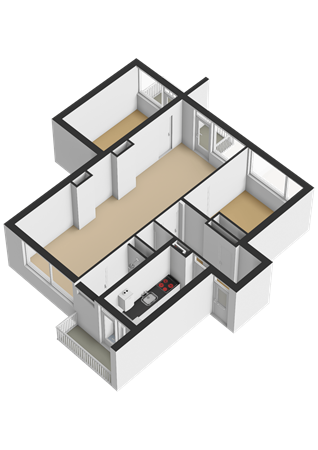 Pastoor van Thiellaan 63, 5246 BP Rosmalen - Appartement - 3D.png