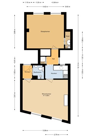 Postelstraat, 5211 DW 's-Hertogenbosch - Eerste verdieping - 2D.jpg