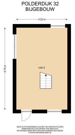 Floorplan - Polderdijk 32, 4156 JG Rumpt
