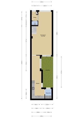 Floorplan - President Steynstraat 25, 3143 CR Maassluis