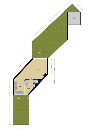 Floorplan - Touwbaan 22, 3142 BT Maassluis
