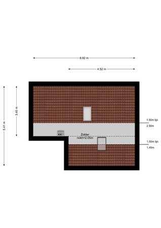 Floorplan - Richard Holstraat 55, 3131 EN Vlaardingen