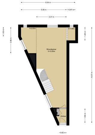 Floorplan - Noorddijk 34, 3142 ED Maassluis