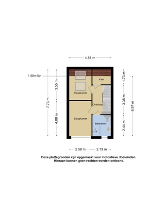 Floorplan - Burgemeester van de Brandelerlaan 4, 3145 MA Maassluis