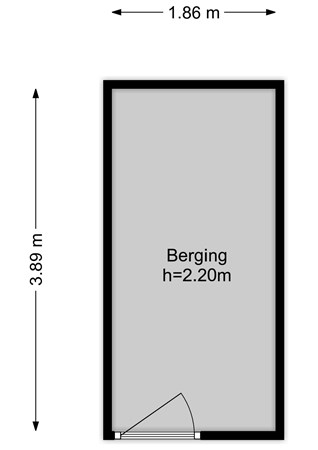 Floorplan - Zeemanstraat 68, 3132 TT Vlaardingen