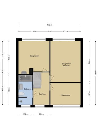 Floorplan - Logger 11, 3144 GG Maassluis