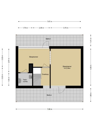 Floorplan - Logger 11, 3144 GG Maassluis