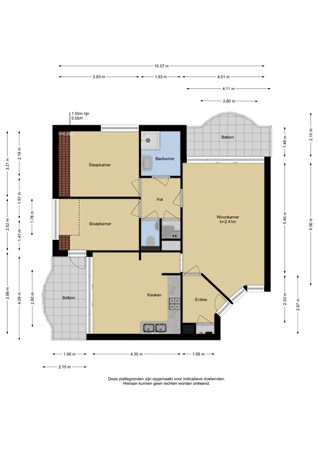 Floorplan - De Schans 9, 3144 ET Maassluis