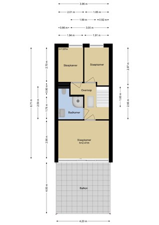 Floorplan - President Steynstraat 35, 3143 CR Maassluis