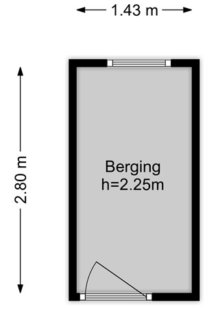 Floorplan - Boerhaavestraat 433, 3132 RD Vlaardingen