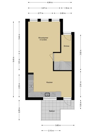 Floorplan - Steenen Dijck 12, 3146 BX Maassluis
