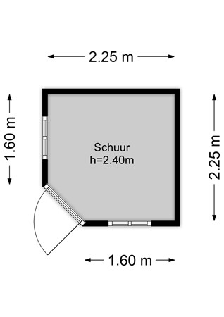 Floorplan - Echtpaar Curiedreef 9, 3146 BC Maassluis