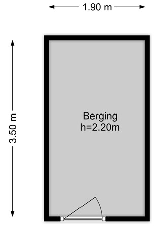 Floorplan - Zeemanstraat 100, 3132 TT Vlaardingen
