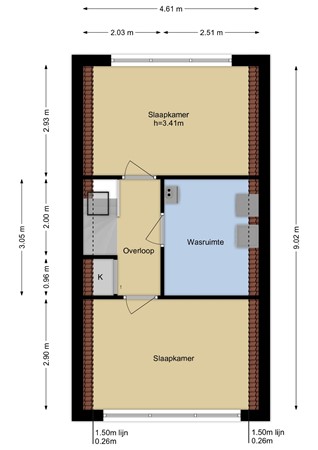 Floorplan - Tinbergendreef 4, 3146 AM Maassluis