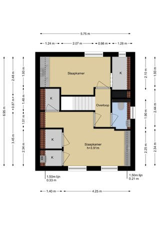 Floorplan - Westhavenplaats 2, 3131 BT Vlaardingen
