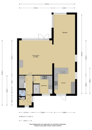 Floorplan - Verfmolen 15, 3146 CX Maassluis