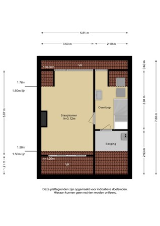 Floorplan - Doys van der Doesstraat 28, 2678 TW De Lier