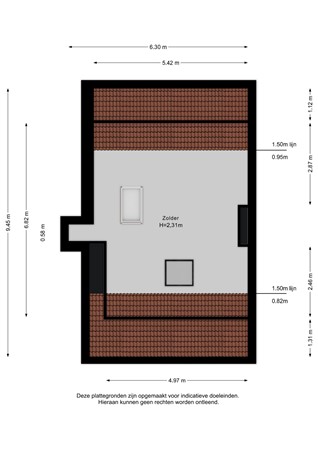 Floorplan - Peppelweg 87D, 3053 GE Rotterdam