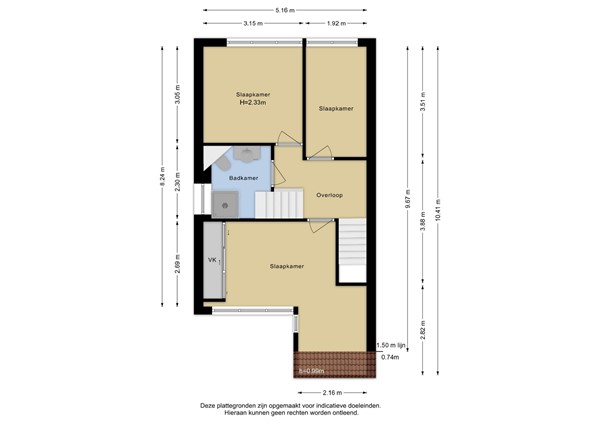 Floorplan - Shawdreef 34, 3146 BP Maassluis