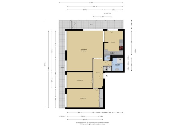 Floorplan - Adriaen Brouwerstraat 68, 3141 JC Maassluis