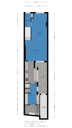 Floorplan - Havenstraat 21, 2871 DX Schoonhoven