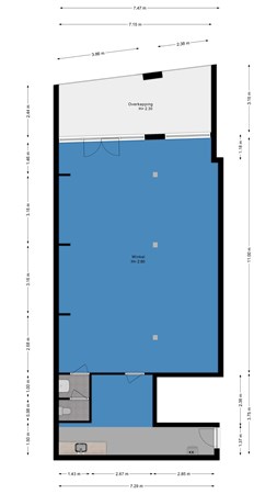 Floorplan - Haven 74, 2871 CR Schoonhoven
