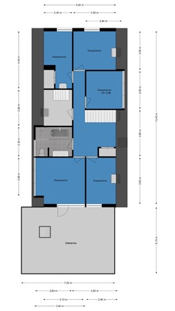 Floorplan - Kerksingel 39, 2861 AG Bergambacht