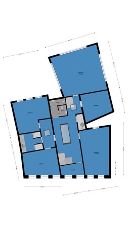 Floorplan - Plompetorengracht 14, 3512 CD Utrecht