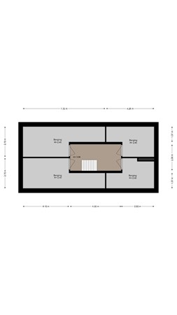 Floorplan - Aartsbisschop Romerostraat 332, 3573 AV Utrecht