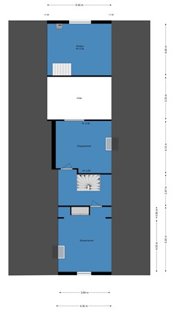 Floorplan - Schuwacht 156A, 2941 EJ Lekkerkerk