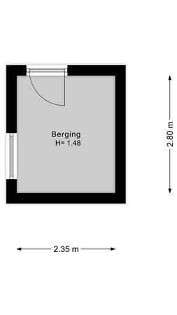 Floorplan - Schuwacht 156A, 2941 EJ Lekkerkerk