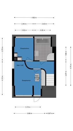 Floorplan - Westersteeg 12, 2941 AX Lekkerkerk