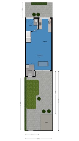 Floorplan - Molenlaan 38, 2964 HG Groot-Ammers