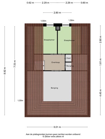 Floorplan - Dorpsstraat 9, 7814 PR Emmen