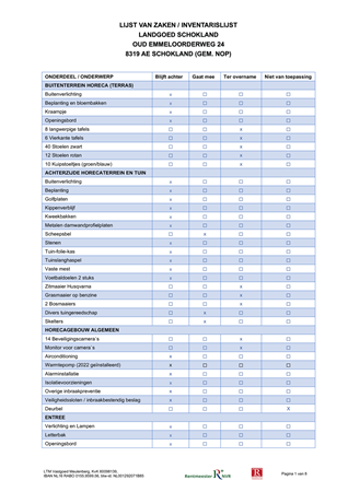 Brochure preview - Lijst van zaken Landgoed Schokland, Oud Emmeloorderweg 24, 8319 AE Schokland.pdf