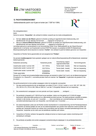 Brochure preview - G. Geliberaliseerde pachtovereenkomst VBI percelen IJsselmuiden, I, nrs 426, 427 en 696, samen 07.03.03 ha (losse bijlage)..pdf