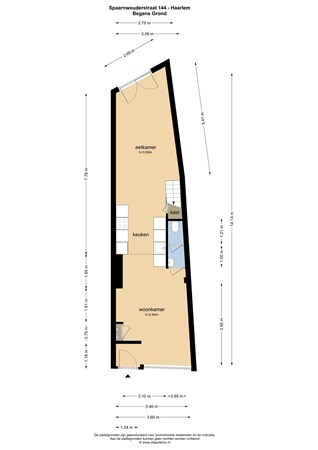 Spaarnwouderstraat 144, 2011 AH Haarlem - Plattegrond BG.jpg