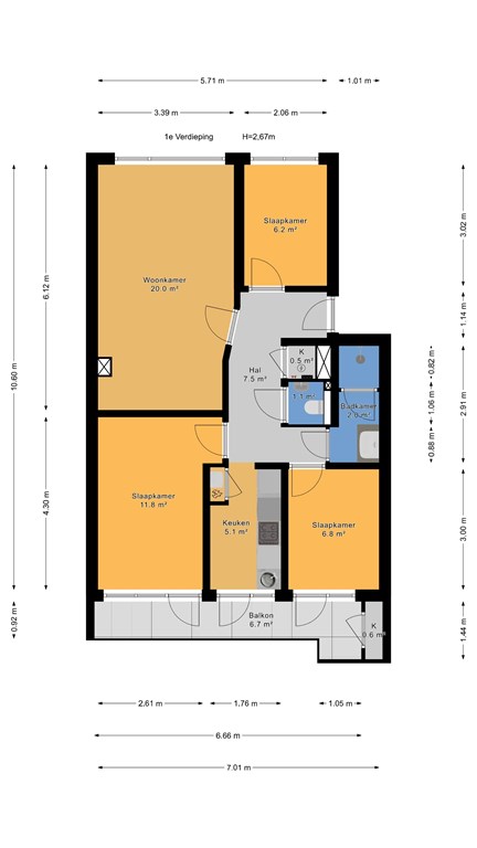 mediumsize floorplan